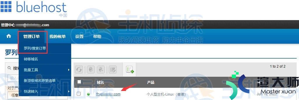 BlueHost主机cPanel面板设置域名A记录教程