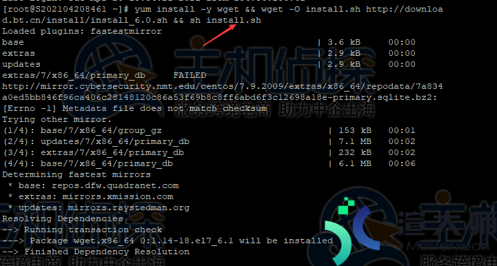RAKsmart服务器安装Linux宝塔面板教程(linux服务器怎么安装宝塔面板)