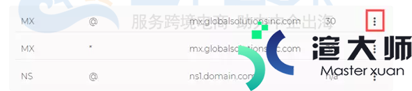 Domain域名设置MX记录教程(验证域名mx记录)