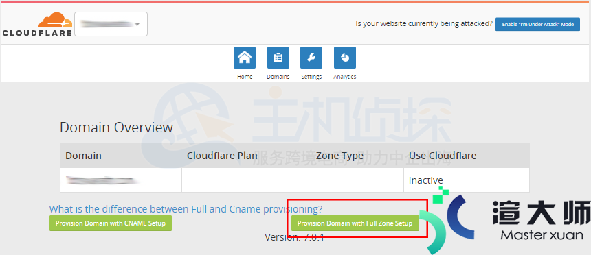 BlueHost主机cPanel面板开启CloudFlare CDN教程