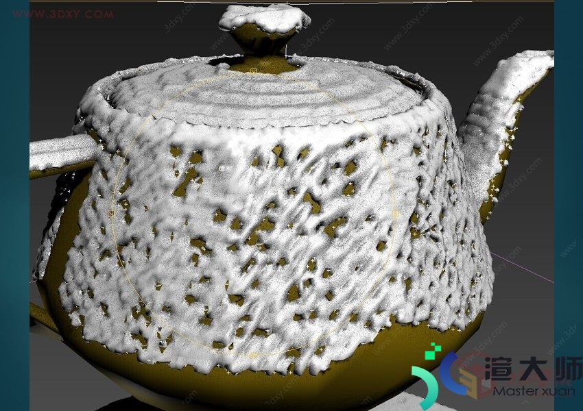 3Dmax中利用粒子流制作积雪(3dmax粒子系统雪花)
