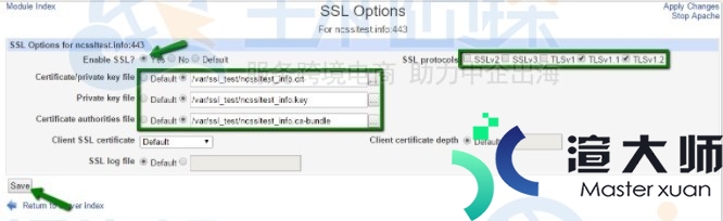 Webmin控制面板安装SSL证书教程
