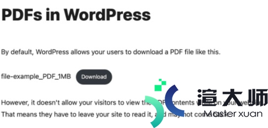 WordPress块编辑器如何添加PDF查看器(wordpress pdf插件)