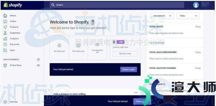 Shopify建站教程 Shopify注册账户流程(shopify建站流程及建设)